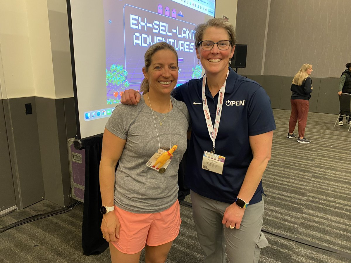Always an absolute pleasure to get to present alongside @KateCoxPE I am so lucky to get to collaborate with you and call you a friend. Thank you 😊 #SHAPECleveland #PhysEd PS Kate is also presenting at 2:45pm w @smsandino - you will want to be there!