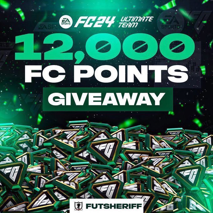 🚨12k FC POINTS GIVEAWAY for ULTIMATE BIRTHDAY🎂🔥 Messi, Gullit, Saka & more😍🔥 - Follow me and @LordFootyTips ✅ - RT 🔁 That’s all!🤝 🤞🏻 Good Luck! #fc24