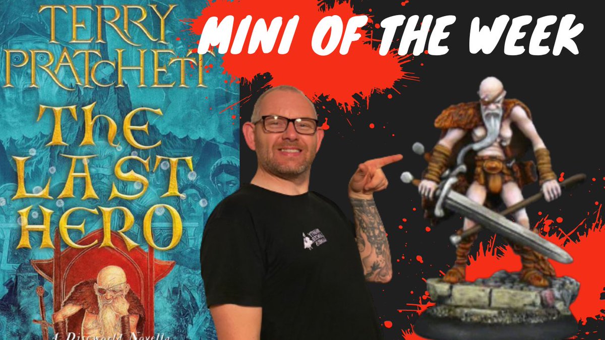 MightyLGames's tweet photo. Mini Of The Week New YouTube Video Now Live
Mr MLG shows you a tabletop miniature from around the shop (Mighty Lancer Games) that he really likes take a look https://t.co/mGCFQHeLFk
#miniOfTheWeek #ttrpg #discworld #terrypratchett #miniatures #rpgminiatures https://t.co/ajK1X7Hq4a
