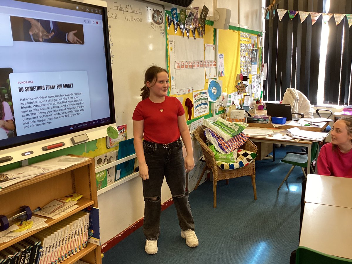 RachelDangerfi2's tweet photo. Thank you Year 5 for all your jokes as part of #ComicRelief2024 we had a giggle this morning! @Broadwoodschool https://t.co/WpI4Quad4W