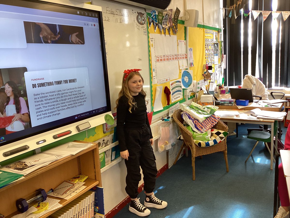 RachelDangerfi2's tweet photo. Thank you Year 5 for all your jokes as part of #ComicRelief2024 we had a giggle this morning! @Broadwoodschool https://t.co/WpI4Quad4W