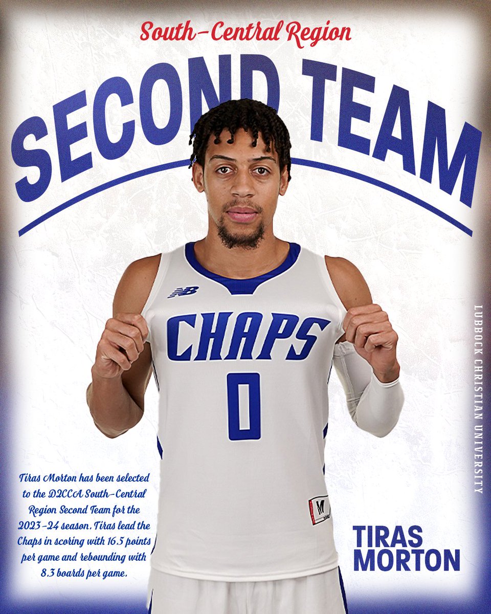 Our guy, <a href="/TirasMorton/">T〽️</a> has been named to the D2CCA All-Region Second Team.

Congratulations, 0! 🥳
