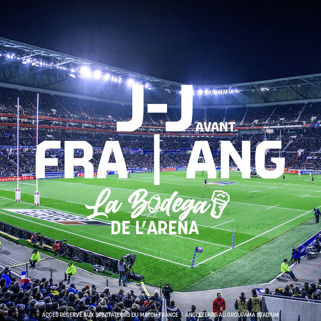 𝗖'𝗲𝘀𝘁 𝗹𝗲 𝗴𝗿𝗮𝗻𝗱 𝗷𝗼𝘂𝗿 ! 🏉 Tu vas voir le match 𝐅𝐫𝐚𝐧𝐜𝐞 - 𝐀𝐧𝐠𝐥𝐞𝐭𝐞𝐫𝐫𝐞 ? Viens aussi célébrer la fin du 𝐓𝐨𝐮𝐫𝐧𝐨𝐢 𝐝𝐞𝐬 𝐕𝐈 𝐍𝐚𝐭𝐢𝐨𝐧𝐬 à la Bodega de l'arena des 14h30 ! Infos pratiques & programmes ⤵️ olvallee.fr/france-anglete…