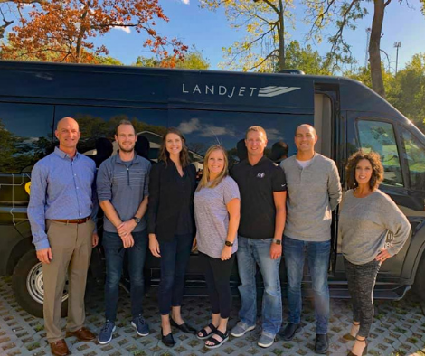 LandJet's tweet photo. "Thanks, LandJet, for transporting our crew in style today! We were #productive on our long drive and appreciated Todd’s #hospitality and for being so accommodating to our needs." - Bush Construction

Make it a day trip with #LandJet and those hours on the road won't be wasted. https://t.co/zSGtzXMTx7