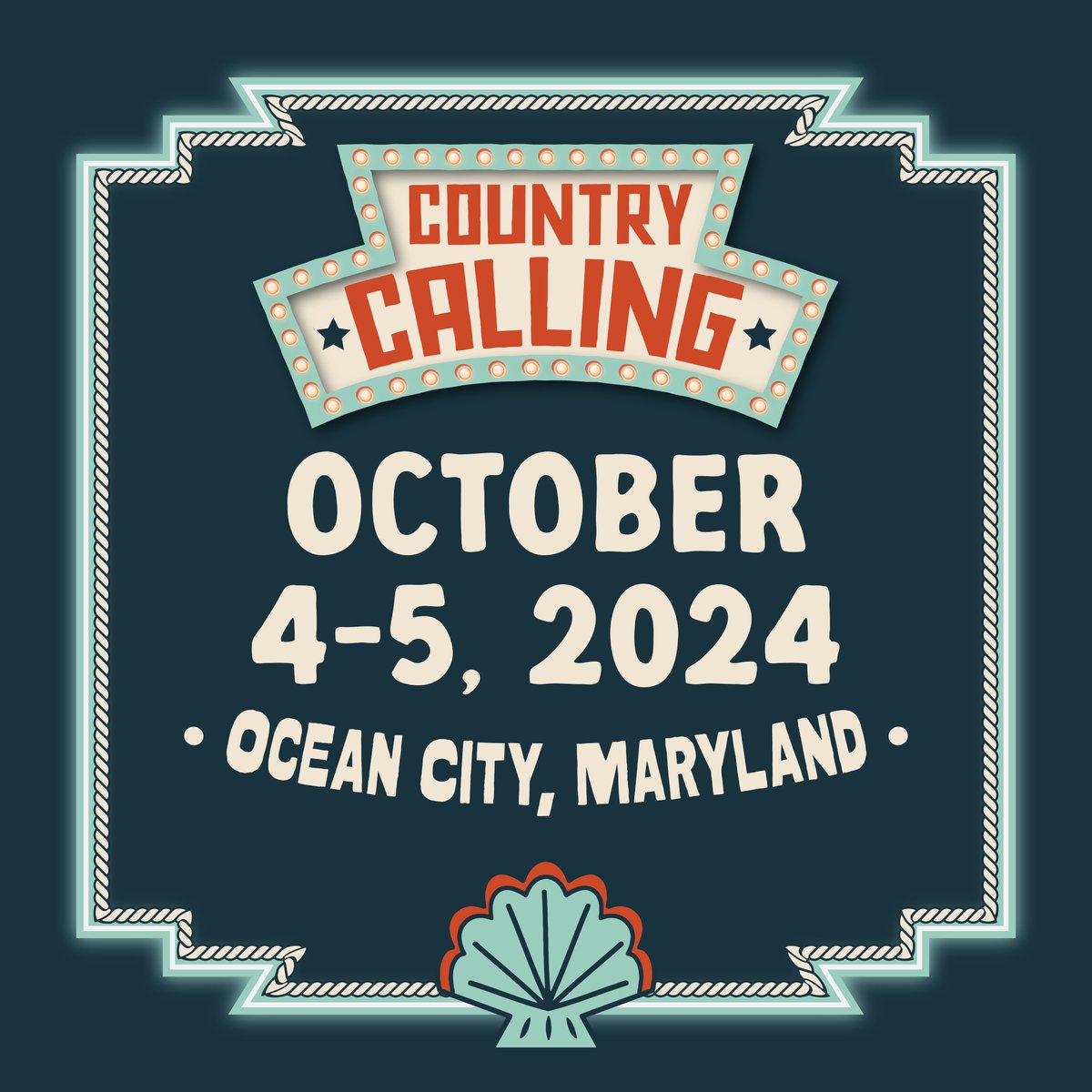 Catch the wave to Ocean City's debut Country Calling Festival 🤠🌊 Oct 4-5, where country meets coast. For lineup and tickets, sign up at countrycallingfestival.com
#ocmd #CountryCalling