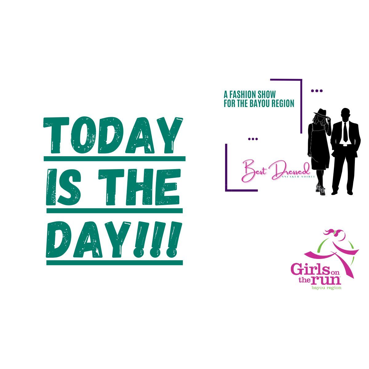 GOTRBayouRegion's tweet photo. IT's RUNWAY DAY!!!!!

The anticipation is palpable as we eagerly await the arrival of our amazing superstars who will grace the runway and help support the young girls in our community. 

If you haven't purchased a ticket yet, don't worry, you can still do so at the door. https://t.co/Pap0J20mT3