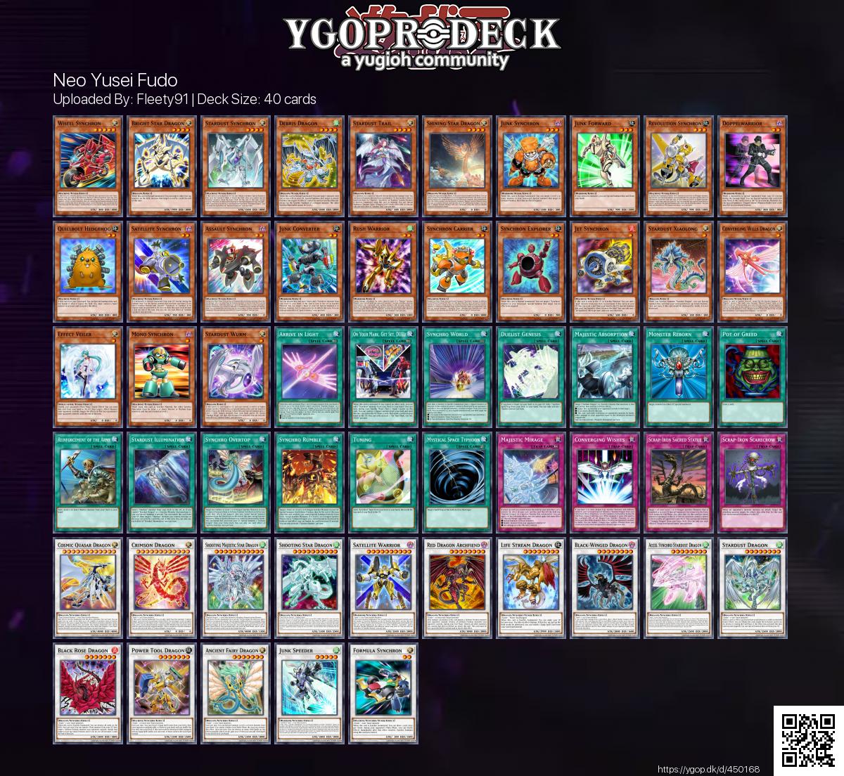 Yu-Gi-Oh! Deck of the Week - Neo Yusei Fudo https://t.co/y4bPZkPUEY 131 0 #yugioh #yugiohtcg Yu-Gi-Oh! Deck of the Week - Neo Yusei Fudo https://t.co/y4bPZkPUEY 131 0 #yugioh #yugiohtcg