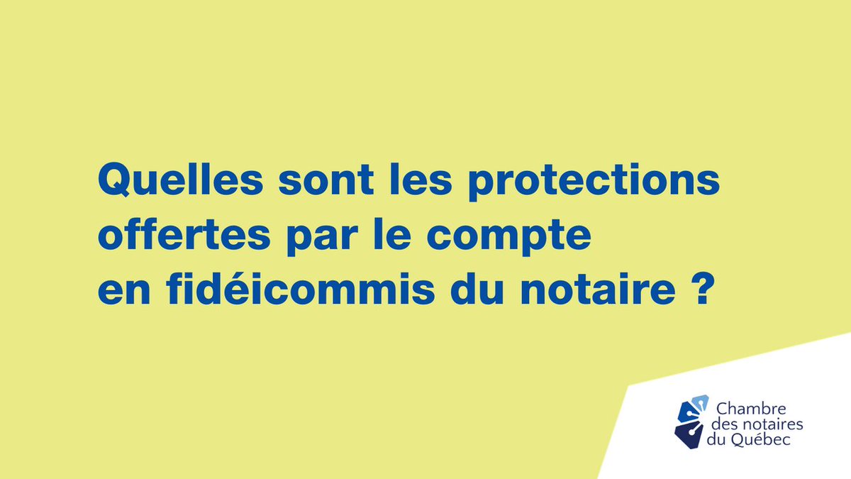 Chambre des notaires tweet media