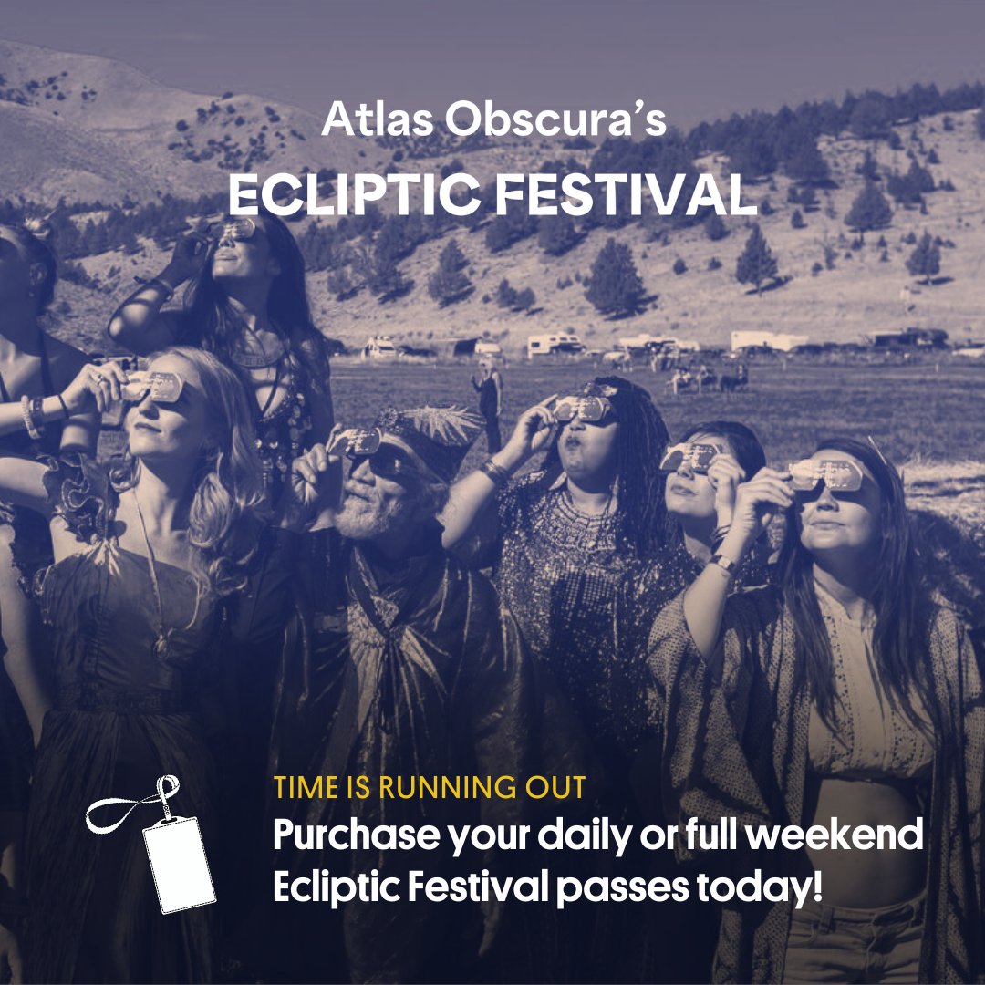 Only 20 more days until our Ecliptic Festival! Don't wait - purchase your daily or full weekend festival passes today. #AOEcliptic bit.ly/41h8AP8