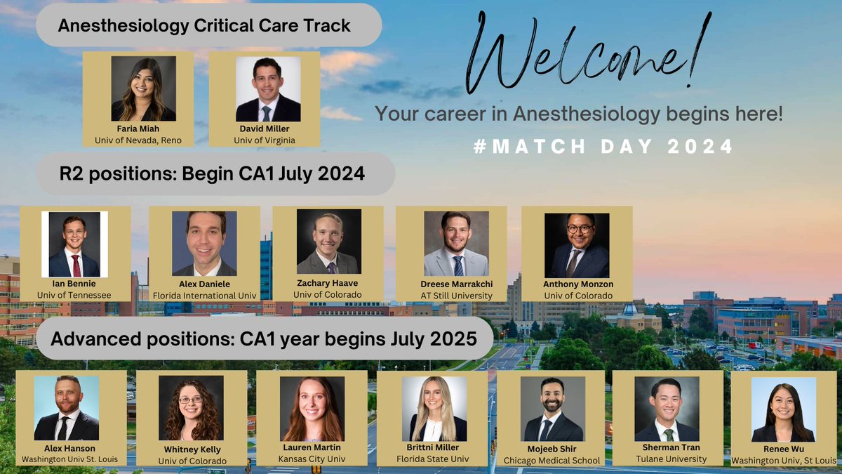 CU Anschutz Department of Anesthesiology tweet media