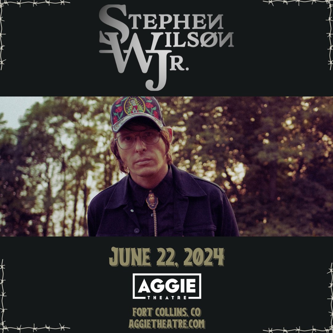 ON SALE NOW! @SWJMusic at the @aggie_theatre on June 22nd! Tickets and info: bit.ly/3ImKLNc