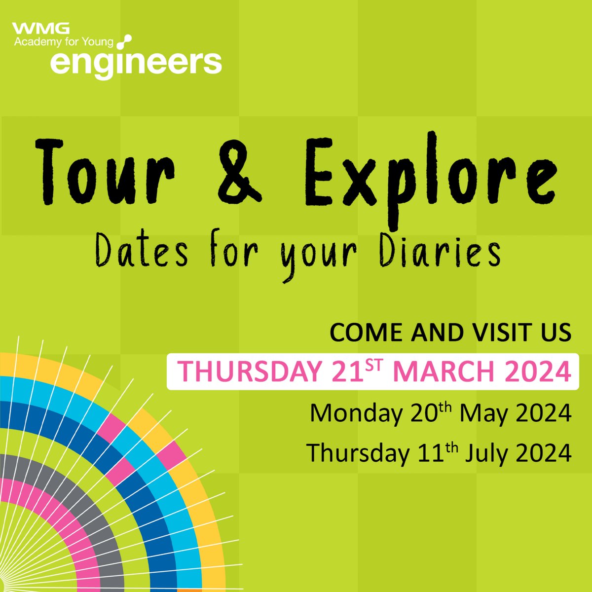 Come and tour with us at WMG Academy. 
Register here: rb.gy/lvww8b or email us at solihull.info@wmgacademy.org.uk
#OpenEvening #TourAndExplore #WMGAcademySolihull #WMGAcademy #ComeAndVisitUs
