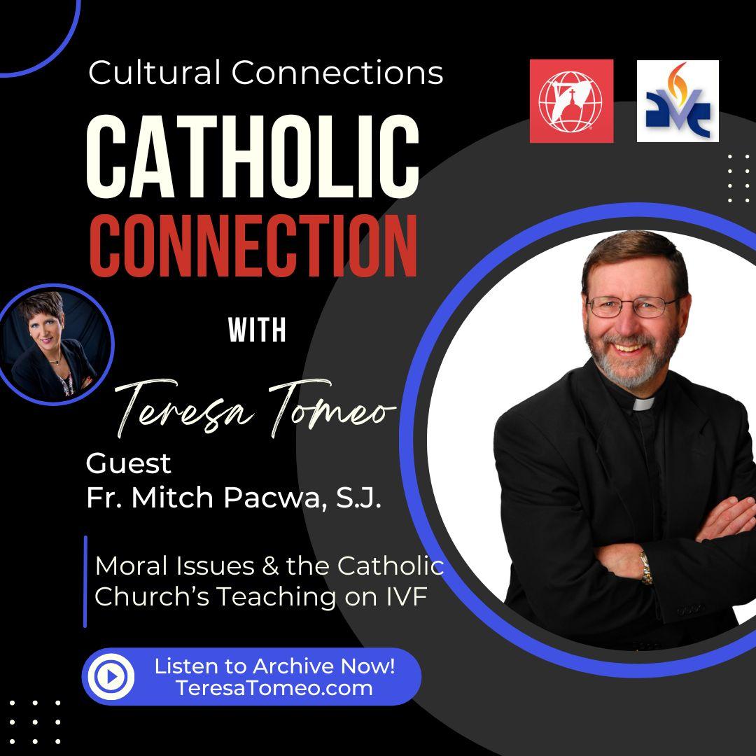 Guest <a href="/FrMitchPacwaSJ/">Fr. Mitch Pacwa, SJ</a> discusses w/Teresa Tomeo the moral issues &amp; the #Catholic Church's teaching on IVF after Alabama's Supreme Court ruled embryos created thru #IVF are human children. teresatomeo.com/wp-content/upl… #prolife #prolifegeneration #catholicx <a href="/AveMariaRadio/">Ave Maria Radio</a> <a href="/EWTN/">EWTN Global Catholic Network</a>