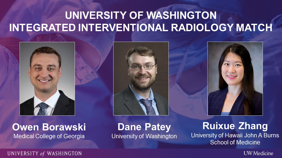 University of Washington IR Residency (@uofwa_ir) on Twitter photo Congrats to our newly matched Integrated Interventional Radiology Residents! Welcome to the UW #IRadRes Family!
<a href="/UW_RadRes/">UW Radiology Residency</a> <a href="/UWRadiology/">UW Radiology</a> @UwRohrmann <a href="/UWMedicine/">UW Medicine</a> #MATCHDAY #Match2024 #IRad Congrats to our newly matched Integrated Interventional Radiology Residents! Welcome to the UW #IRadRes Family!
<a href="/UW_RadRes/">UW Radiology Residency</a> <a href="/UWRadiology/">UW Radiology</a> @UwRohrmann <a href="/UWMedicine/">UW Medicine</a> #MATCHDAY #Match2024 #IRad