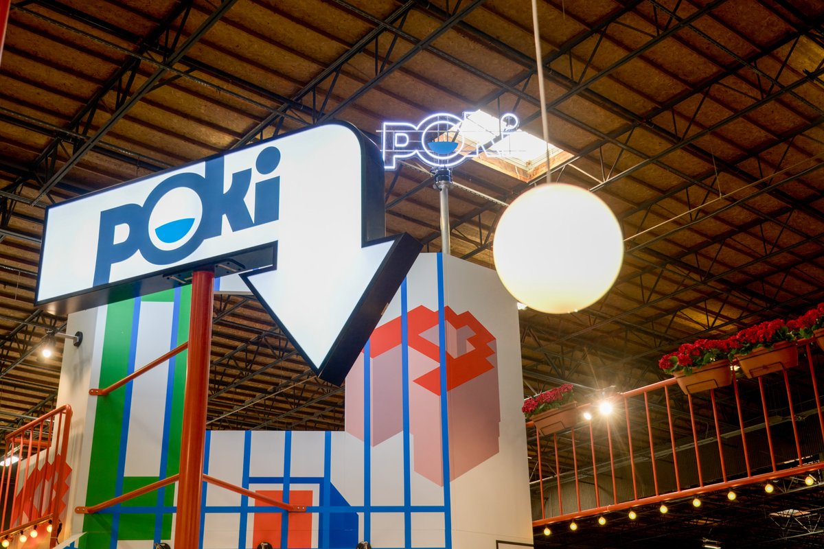 Poki's tweet photo. we did say you wouldn't miss us... @Official_GDC booth S657 #gdc2024 #LongLiveTheWeb https://t.co/qcbDr5aNCI