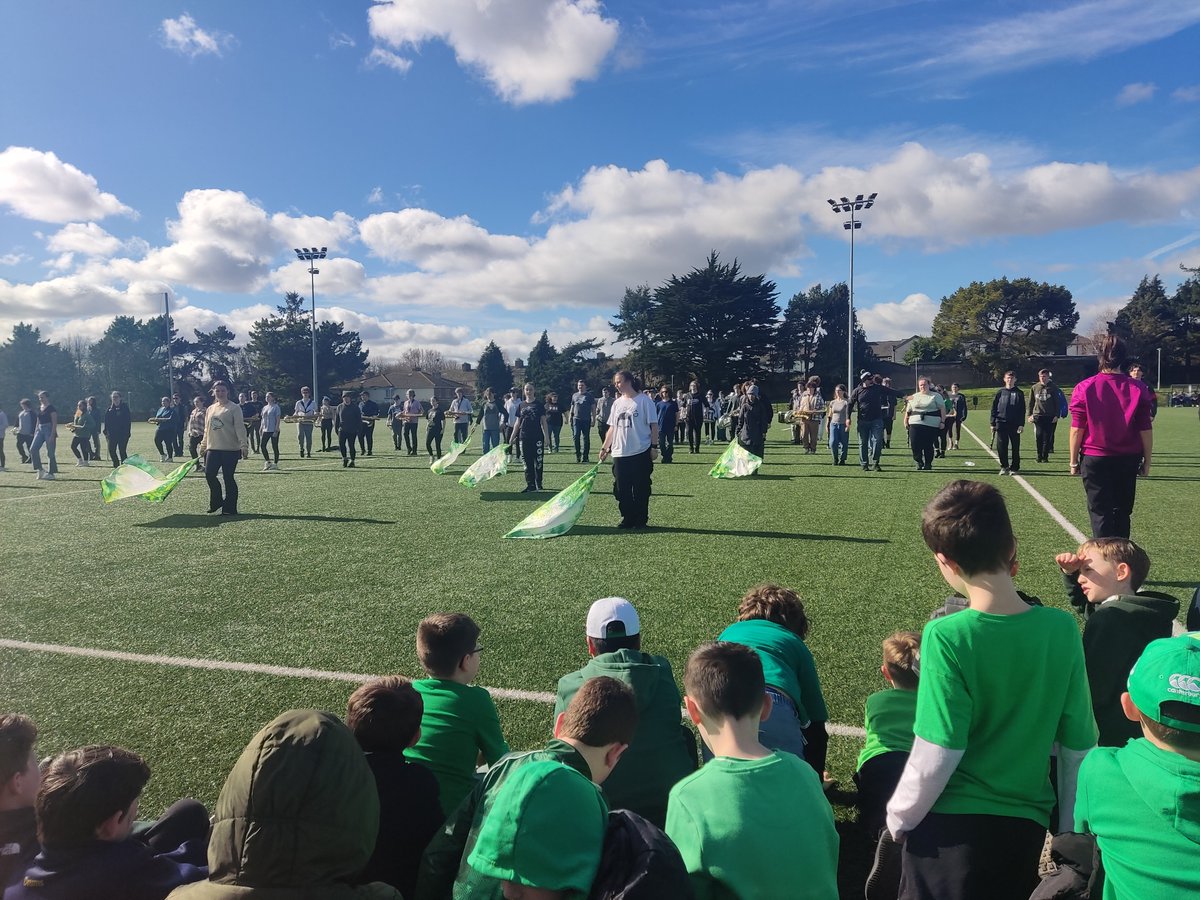 A wonderful experience seeing the marching band from Noblesville,Indiana, today. @DCU_IoE