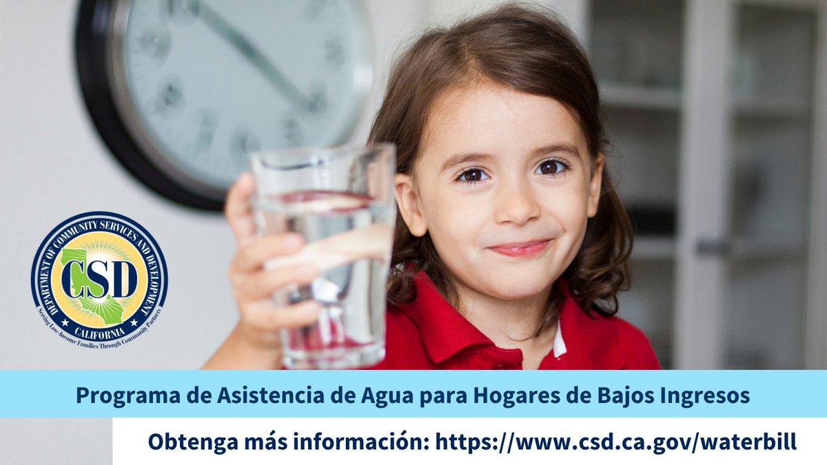 ca_csd's tweet image. La asequibilidad del agua es un desafío para los hogares de bajos ingresos en todo California. #LIHWAP brinda ayuda directa para pagar facturas de agua y alcantarillado. Para obtener información, visite
csd.ca.gov/WaterBill. #PagarMiH2OBill
