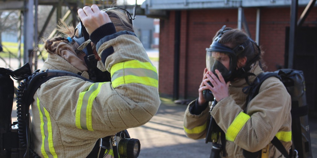 Our latest recruits are mastering new skills and getting hands-on with breathing apparatus training. We managed to capture some snaps of them embracing the new challenge and their dedication, Keep up the good work! <a href="/LfrsStc/">LFRS STC</a>