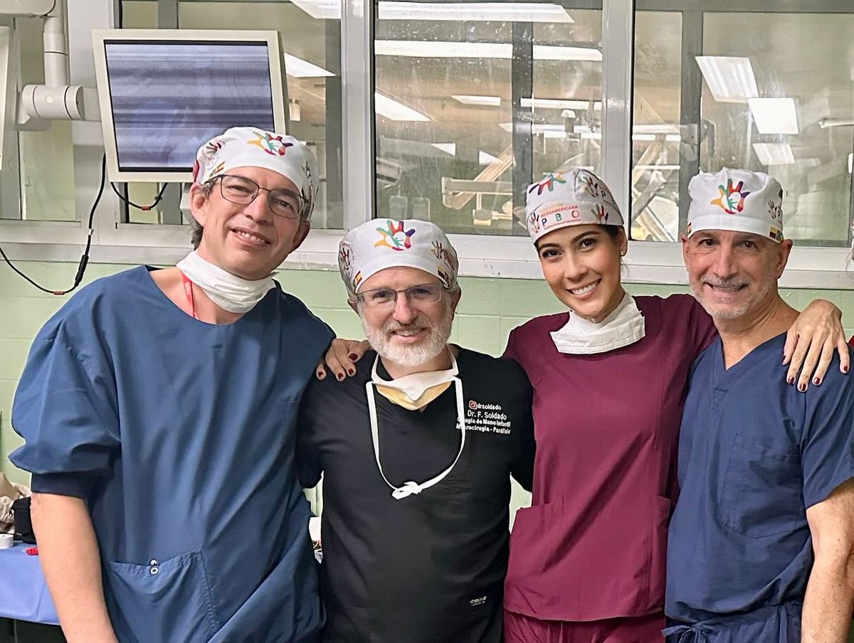 Recently Drs. Kozin and Zlotolow were able to educate, operate, and learn at a brachial plexus course in Cuba. They connected with others over a shared interest in helping babies with this condition. #ShrinersChildrens #brachialplexus #nervedamage #nervenerds #handsurgery