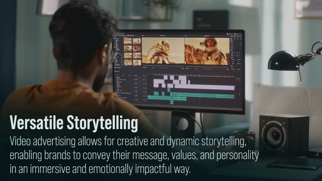 Video advertising is a powerful way to reach and engage viewers. Combining visual and auditory elements creates a more immersive and memorable experience, calling for compelling storytelling to evoke emotion and drive viewer action!

#VideoAds #Storytelling