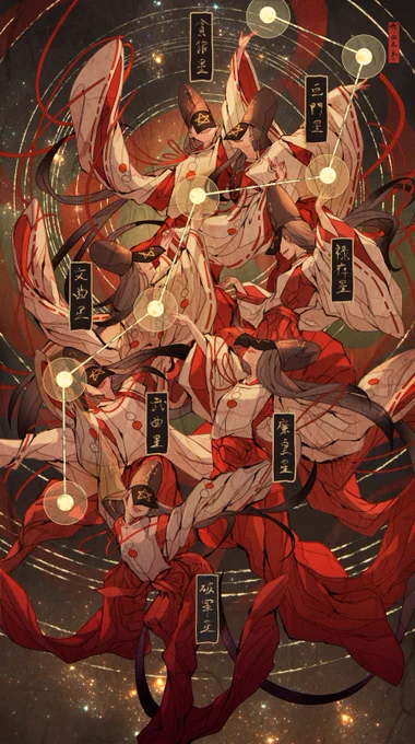 七 曜 星 -根の国底の果て- 縦長イラスト 