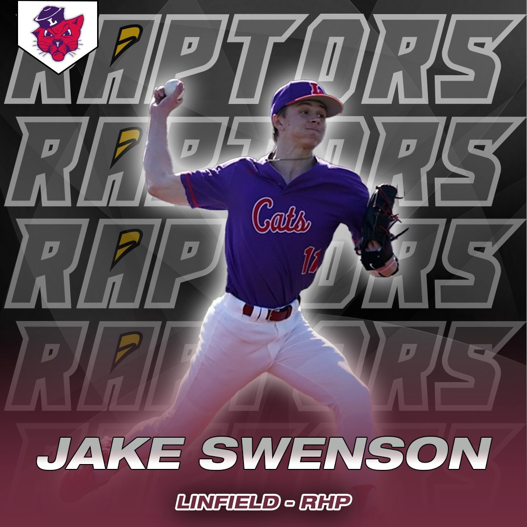 The Raptors are thrilled to announce that Jake Swenson (@jakeswens3) of @LinfieldBSB has signed to play in Ridgefield for the 2024 summer. He's a hard throwing righty with roots in Southwest Washington graduating from Camas HS in 2023. Welcome to the Raptors Jake! 🔥 ⚾