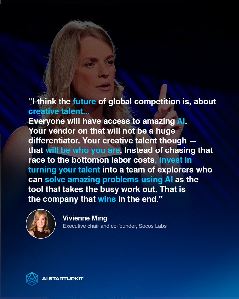 startupkitAI's tweet photo. Unlock the true potential of your company by investing in creative talent. In the era of ubiquitous AI, differentiation lies not in technology alone, but in the ingenuity of your team. Let innovation be your driving force, not just cost-cutting measures.

#AIEducation #AI https://t.co/CV2gMrdU3u