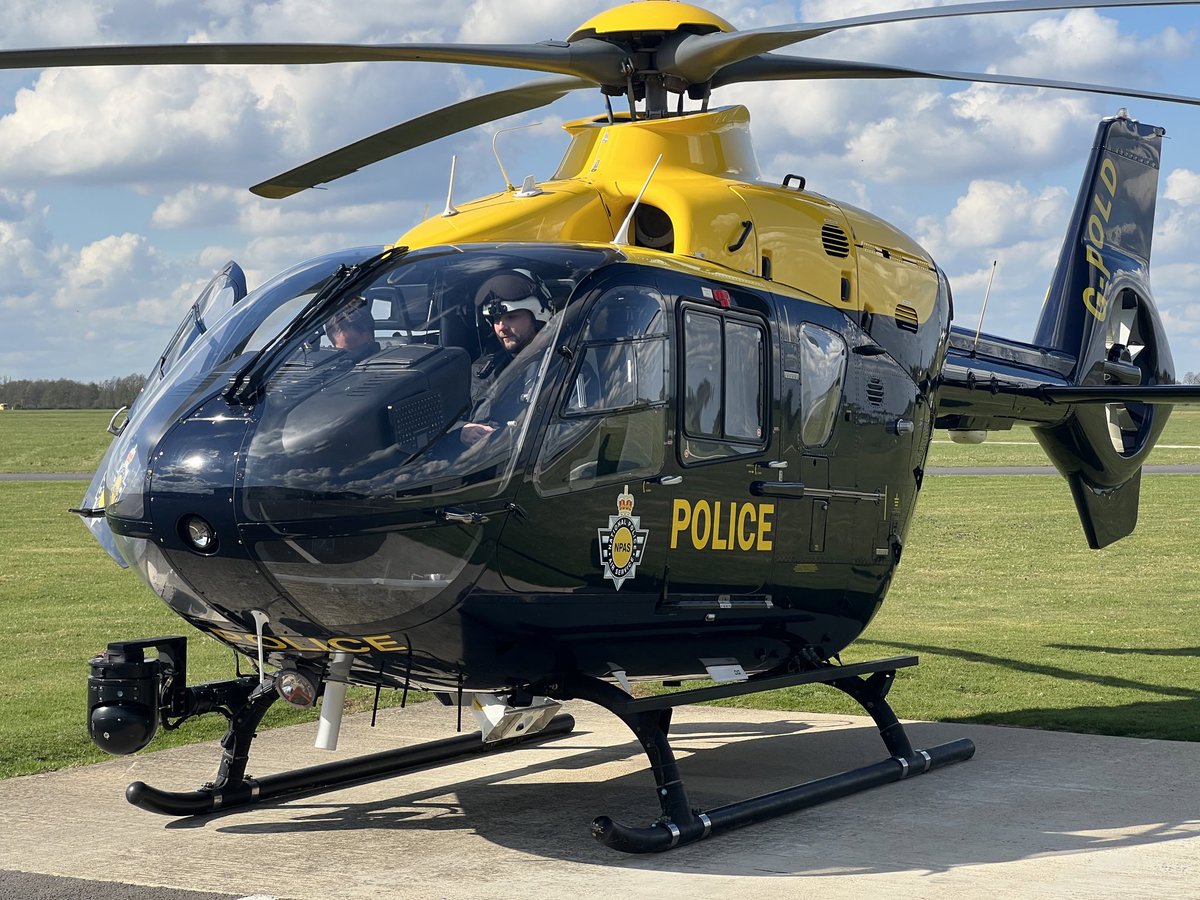 The #NorthWeald crew picked up their aircraft today from <a href="/AirbusHeli/">Airbus Helicopters</a> <a href="/OxfordAirportUK/">London Oxford Airport (Official)</a>. En route back to base tracked a Stolen Motor Vehicle in #Luton. Vehicle located and recovered by <a href="/bedspolice/">Bedfordshire Police</a>