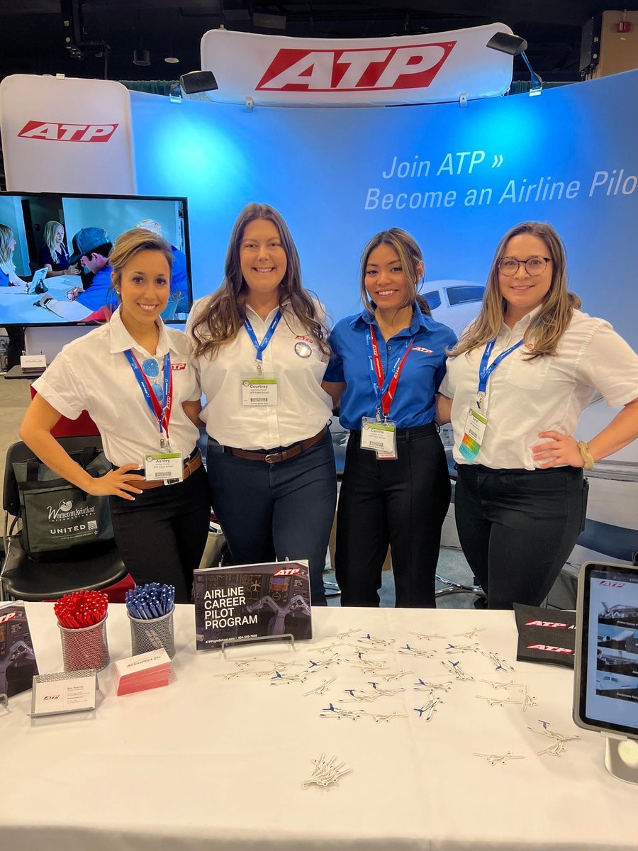 Will we see you next week in Orlando for the @womeninaviation #WAI2024 conference?👩‍✈️ Find us at booth 101 to meet with admissions staff, ATP instructors, and learn more about the most efficient path to becoming an airline pilot. ✈️