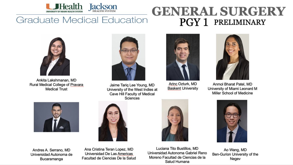 Presenting our #Match2024 class of incoming interns.!