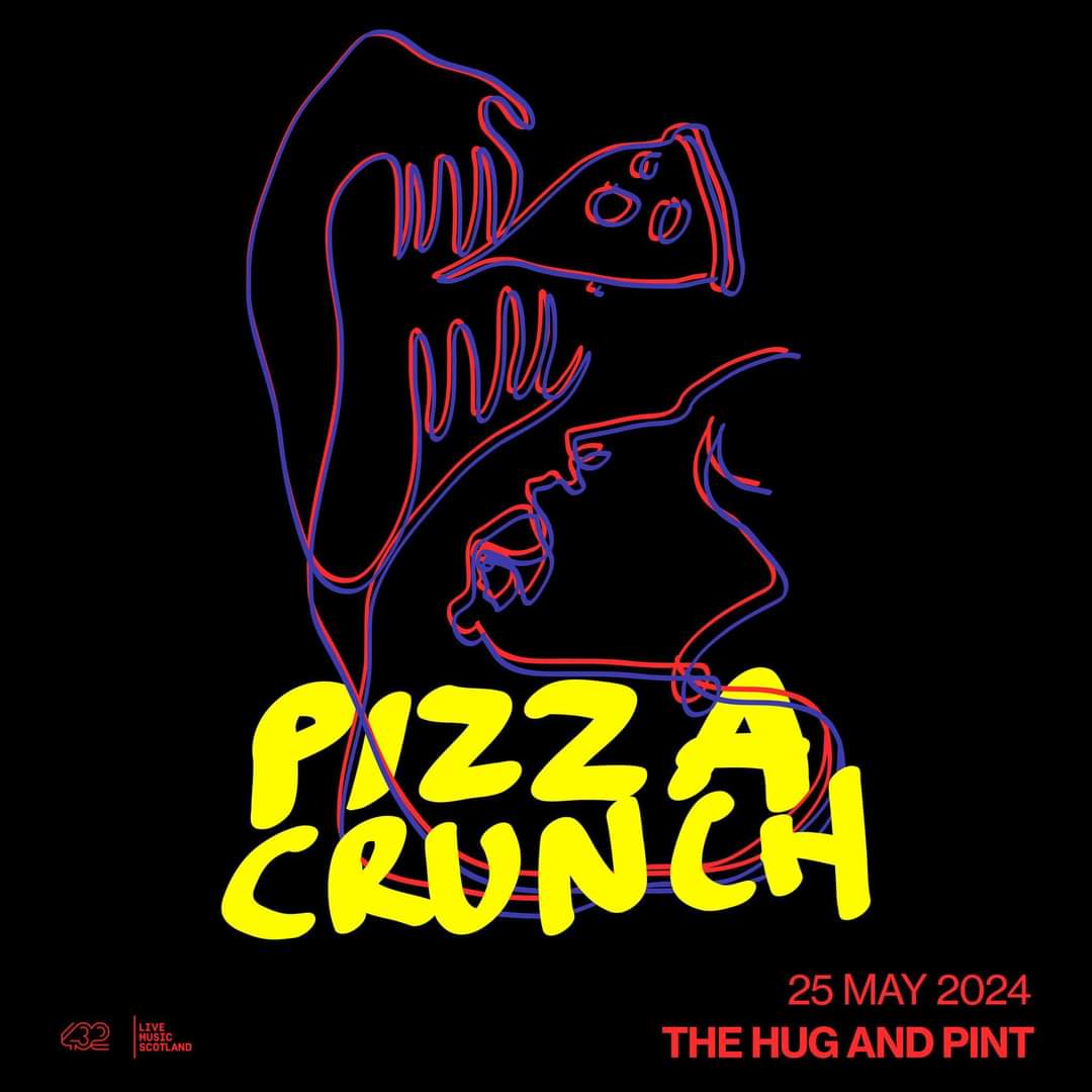 Pizza Crunch headline The Hug and Pint in Glasgow on Saturday 25th May 🍕 Tickets on sale NOW 👇 bit.ly/3Pgm1dt
