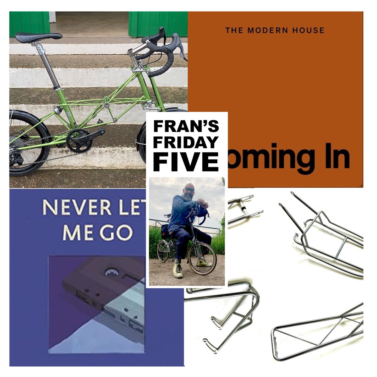 A new Fran's Friday Five blogpost - this week I have been liking… the Moulton NS Safari being here, Moulton carriers in Silver Chrome, Road Morph pumps, Homing In podcast and Never Let Me Go By Kazuo Ishiguro.… traditionalcycleshop.co.uk/blog/2024/03/f…