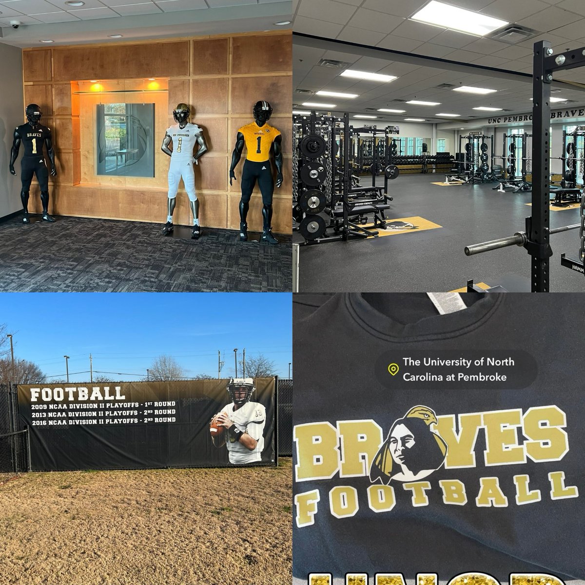 SORRY FOR THE WAIT BUT IT IS OFFICIAL I HAVE ACCEPTED THE CORNERBACK COACH POSITION AT THE UNIVERSITY OF NORTH CAROLINA PEMBROKE! @UNCP_Football THANK YOU TO @CoachHallUNCP @Coach_Neely FOR THE OPPORTUNITY! READY TO GET IT #OUTDAMUD AND #BELEGENDARY LETS GO #BRAVESNATION