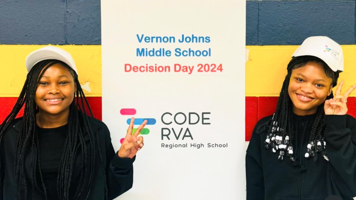 🚨VJMS “DECISION DAY”🚨 Congratulations to our LARGEST 8th grade class attending Specialty schools next year. We are proud to announce we have TEN students attending Appomattox Regional Governors School,TWO attending Maggie L.Walker Governor's School,and TWO attending Code RVA!