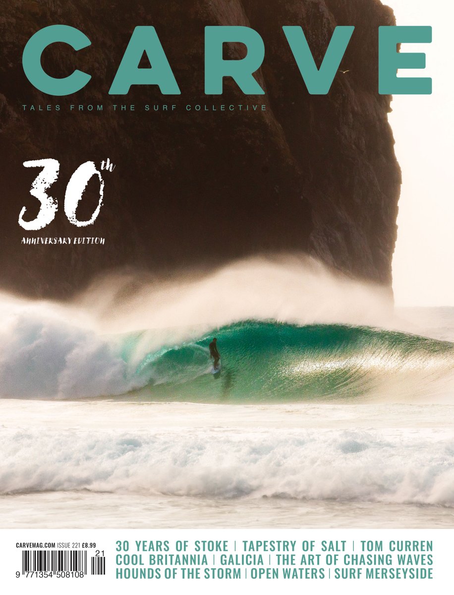 Carves 30th anniversary issue is coming! Yes, hard to believe, but this issue we celebrate three decades of platforming the best of British and Irish surf culture.   
Pre order issue 221 here &gt; tinyurl.com/2p9wp4ka
Subscribe here &gt; tinyurl.com/2j52sufa