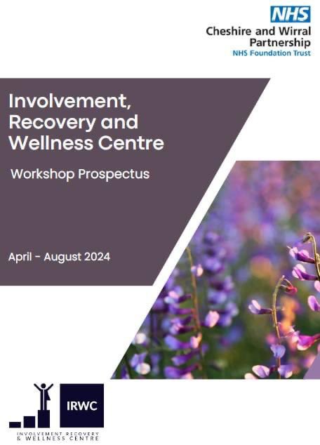 Involvement, Recovery and Wellness Centre (@cwp_irwc) on Twitter photo Our brand new prospectus is due to be released on Wednesday 20th March.
To be added to our mailing list please email cwp.involve-and-recover@nhs.net. Our brand new prospectus is due to be released on Wednesday 20th March.
To be added to our mailing list please email cwp.involve-and-recover@nhs.net.
