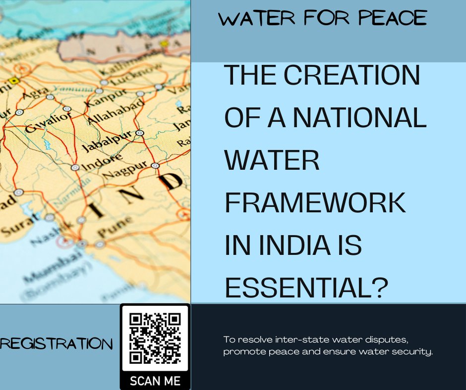 "Debate Alert! 📣 Is a National Water Framework the key to peace amid inter-state water disputes in India? Join us at Pravaaha to dissect this crucial topic and uncover solutions. #Pravaaha #WaterDebate #PeaceInIndia"
👉forms.gle/xVGzxzG1vQ2WLS…