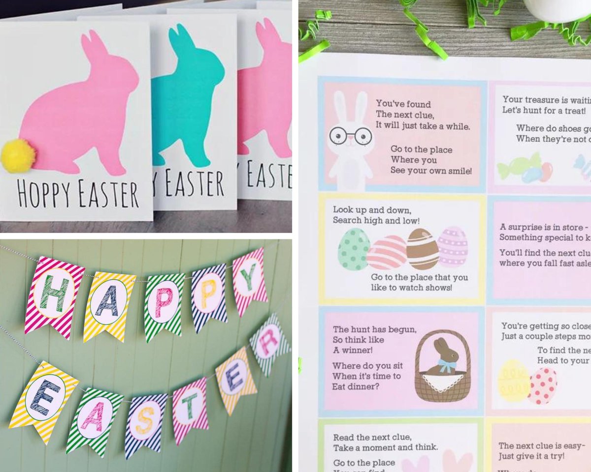 Here are 100+ FREE #Easter printables for #home and #partydecor! GO HERE:  tinyurl.com/7zcpykrm #decor #homedecor #crafts #Eastercrafts #easterprintables #HipMamasPlace