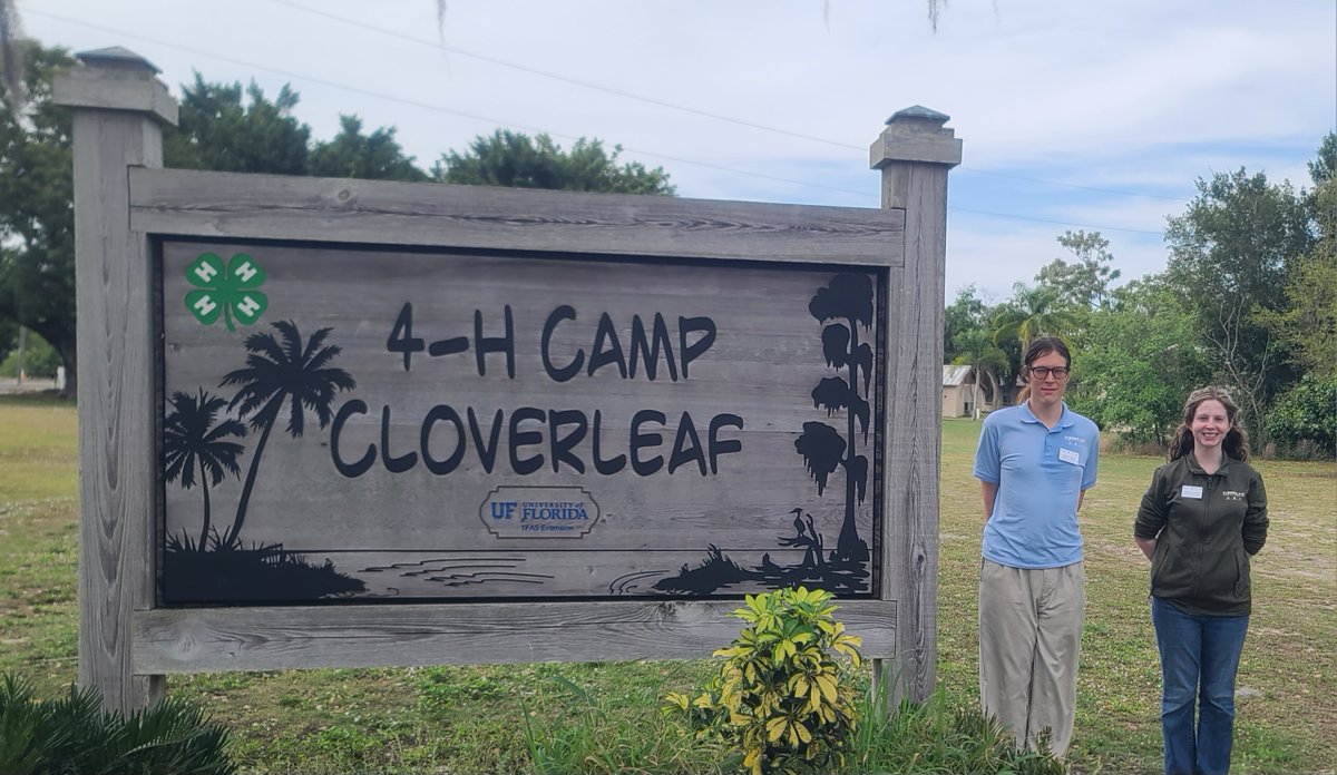 🍀 4-H Camp Cloverleaf is honored to host two AmeriCorps Service Members this year. We are so thankful for Michaela and Andrew for their service and for being a driving force in creating a brighter future for all. #AmeriCorpsWeek #FL4HCamps