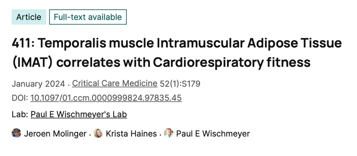 'Temporal Wasting' is not all about loss of muscle mass🤔. Could it be the 🐦of Cardiorespiratory health?. @Paul_Wischmeyer @Duke_Anesthesia @DrKristaHaines @musclesound @SPAQIedu #Periop2024