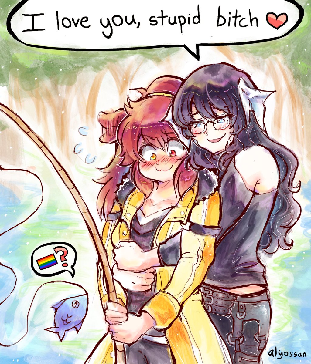 C☀️mmission for @GothicRaine - her and her gf's OCs for their anniversary! 😊 