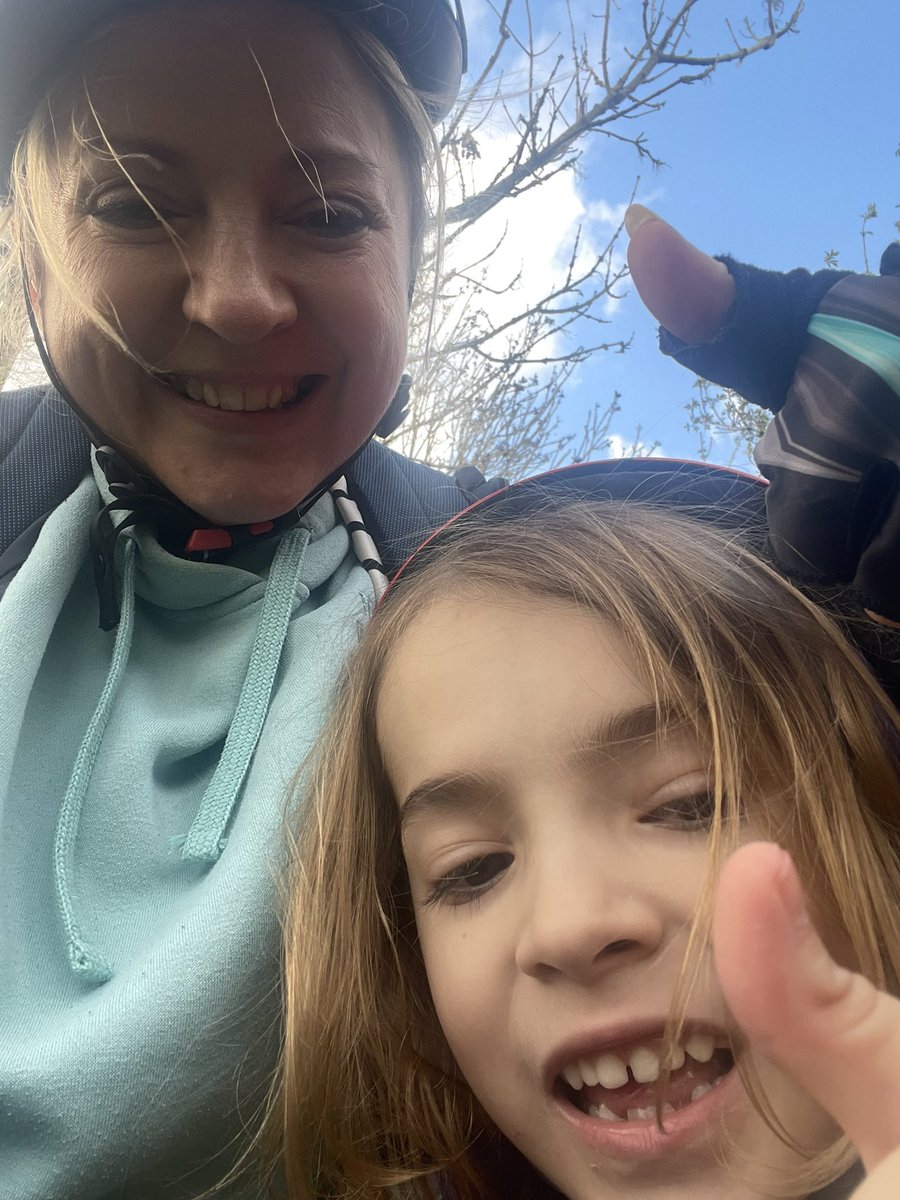 Louise1979's tweet photo. Totally worth my sore bottom to see such a happy face at the end of the week. 🤩 Thank you @LongMeadowSch @mrGray_lms. Let’s hope we have no rain for the second week. 🙌 https://t.co/j9pjZWpi4I