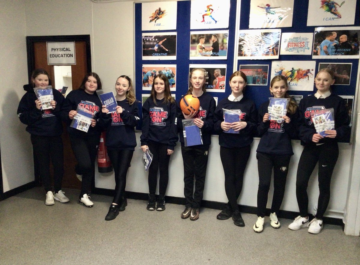 WyrleyAcademy's tweet photo. Well done to all the Year 7, 8 and 9 girls who took part in the national ‘Let Girls Play’ event. @WinAcadTrust #brilliantgame #playingfootball #takepart #GWA https://t.co/Ikws3bRRPM