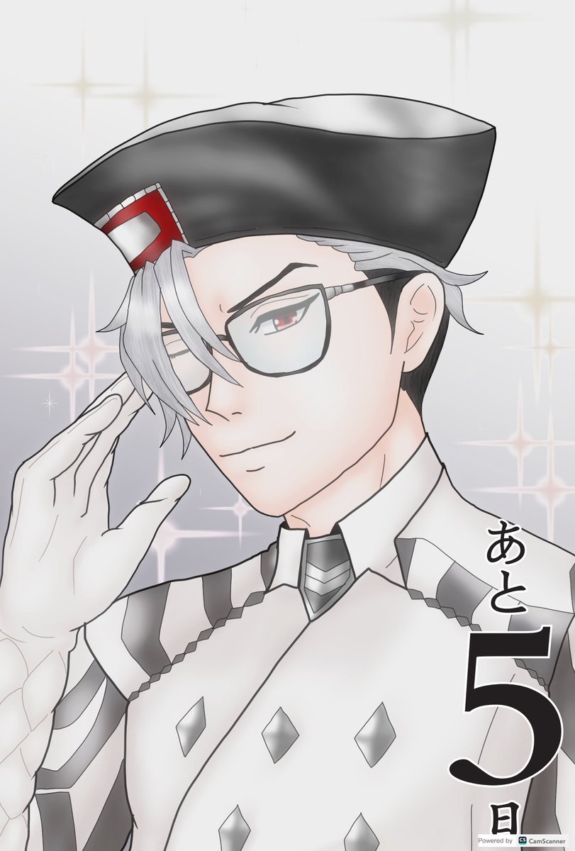 #はちゃカリ
#ガタケット177 開催まであと5日

本日の🩶は 耀華 様(<a href="/Lohen_X_Flugel/">耀華【多忙のため低浮上】</a> )に描いて頂きました！