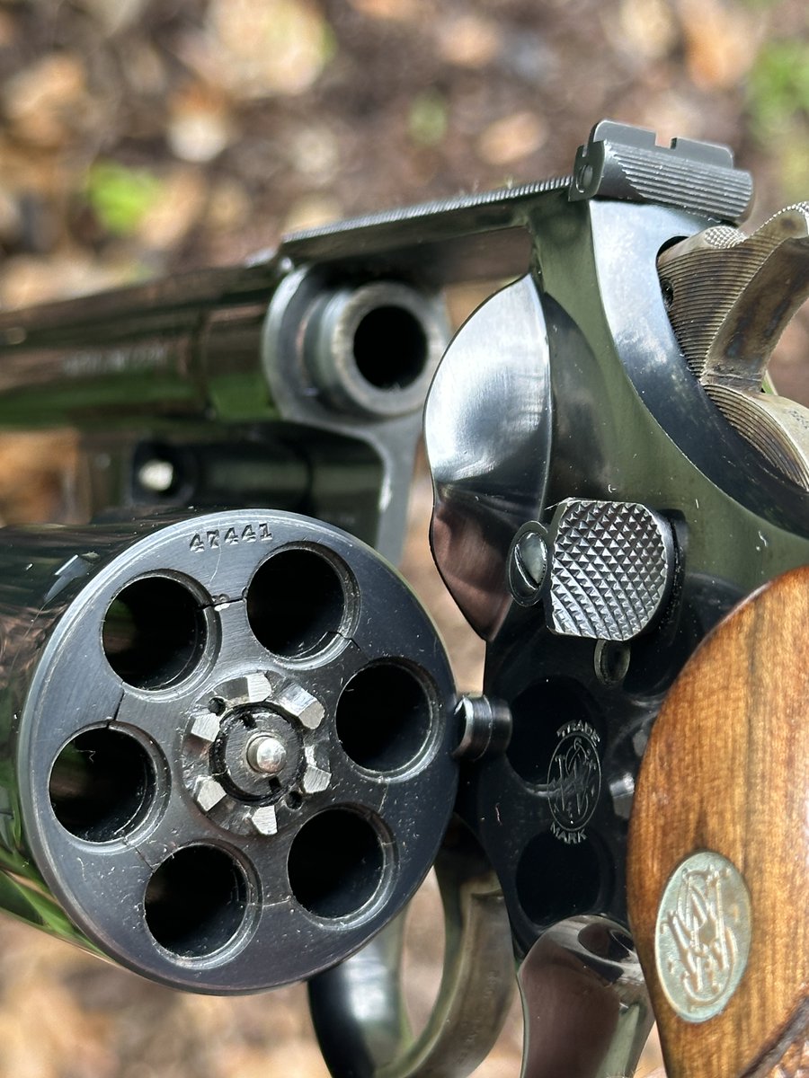 If you know, you know.

Any guesses on what this @Smith_WessonInc revolver is? Here's a clue: it's pre-WW2.

#smithwesson #smithandwesson #smithandwessonpartner #MysteryGun #iykyk #rangetime