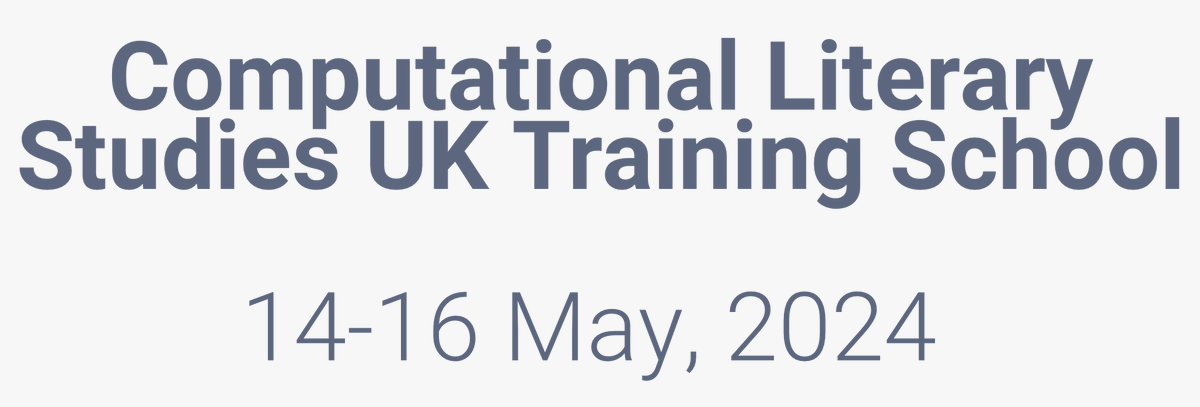 Interested in using new technologies for literary research? In collaboration with @CLSinfra & @clarin_uk, @CTTR19 stages the UK's first ever Computational Literary Studies Training School. It's your chance to upskill w/ pioneering scholars. Details: bit.ly/3vcN3vl