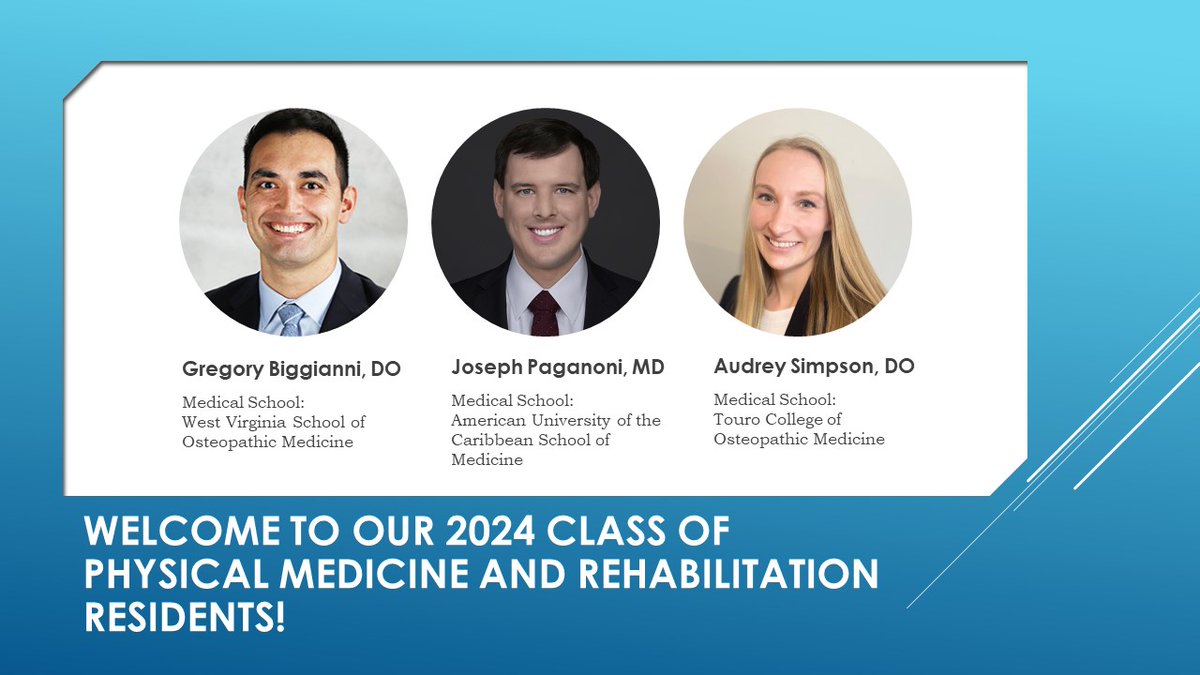 We are incredibly excited to announce our incoming candidates!!  I hope everyone had an amazing match experience!
#pmr #Match2024 #geisingergme #geisingermatch2024 #aapmr #physiatry #aaphysiatry