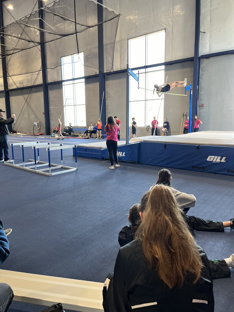 MWestGirlsTrack's tweet image. Brittney Thompson and McKenna Kleppinger kick off our 2024 season with the first event of the year. Both make their opening height. #WildcatPower