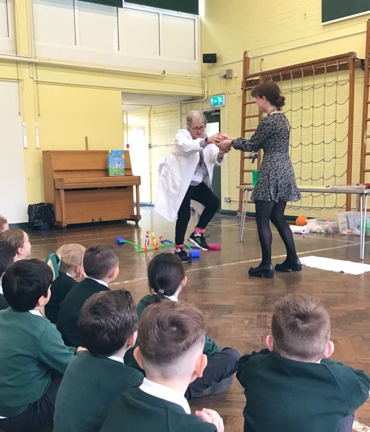 For British Science Week, we were visited by Professor Nitrate from @educationgroup 👨‍🔬 The children witnessed explosions and rocket launches and the teachers even got to join in the fun- one even got to hold fire! 🔥 🧪 #BritishScienceWeek #ScienceWeek