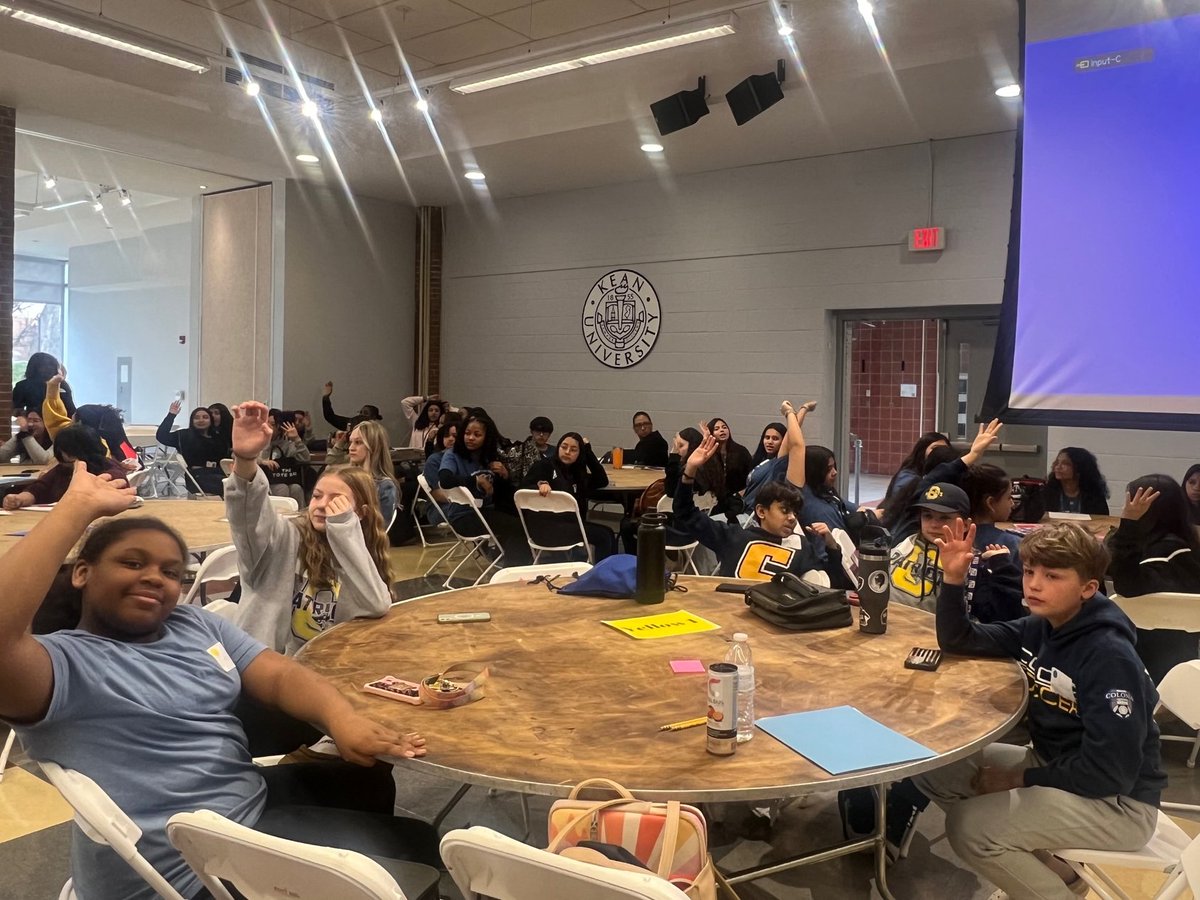Student Leadership Conference at Kean University! So proud of our students for displaying such great leadership qualities and participating in meaningful conversations!